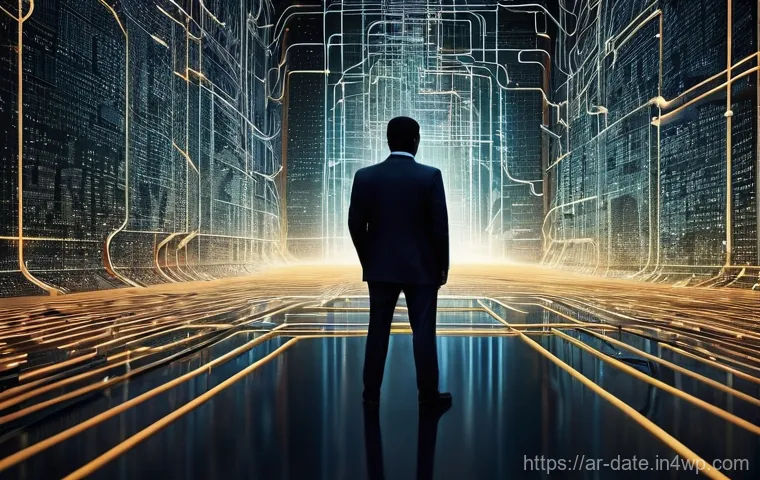 클라우드 기반 데이터 품질 관리 시스템 - **Prompt:** A male Arab business professional, mid-30s, dressed in a tailored modern suit, stands at...