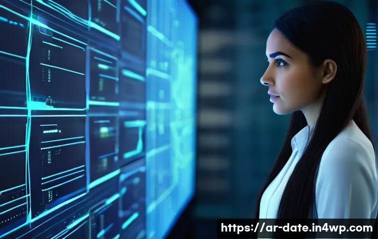 데이터 품질 관리 시스템 구축 단계 - **Prompt 1: The Data Navigator's Insight**
    "A wide-angle, cinematic shot of a young, professiona...